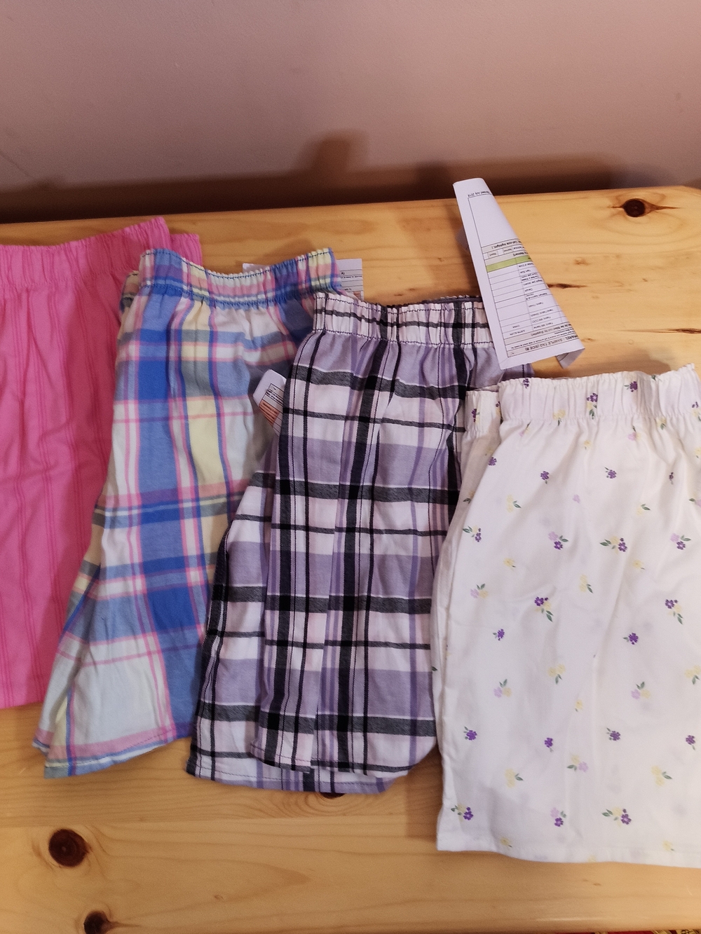 4 Pk -NOBO Women’s Shorts, Size XL